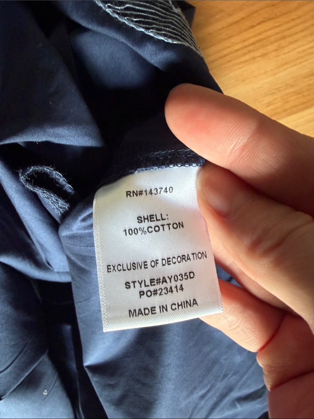 Hyacinth House Tuckernuck Weston Navy Embroidered Mini Dress - Picture 11 of 12